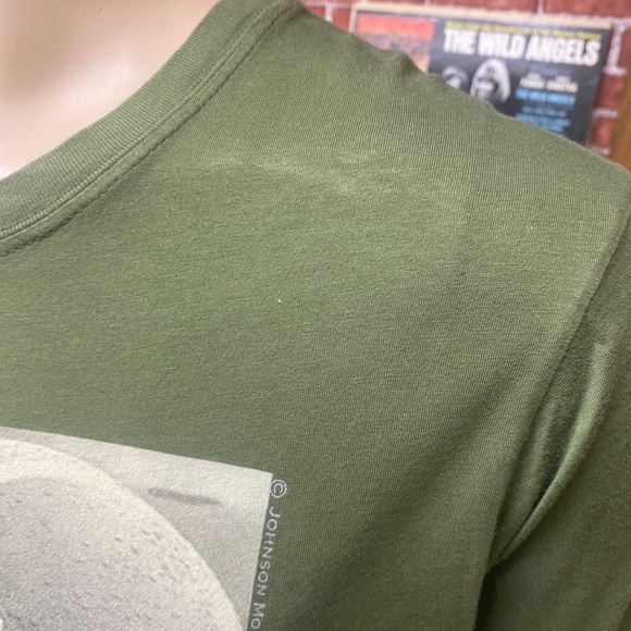Steve McQueen Johnson Motors green t-shirt size XL - Picture 4 of 12